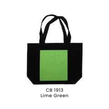 Canvas Bags - 12oz Natural Cotton Canvas Bags | CB19 | Lime Green | CB1913 | Artiztee
