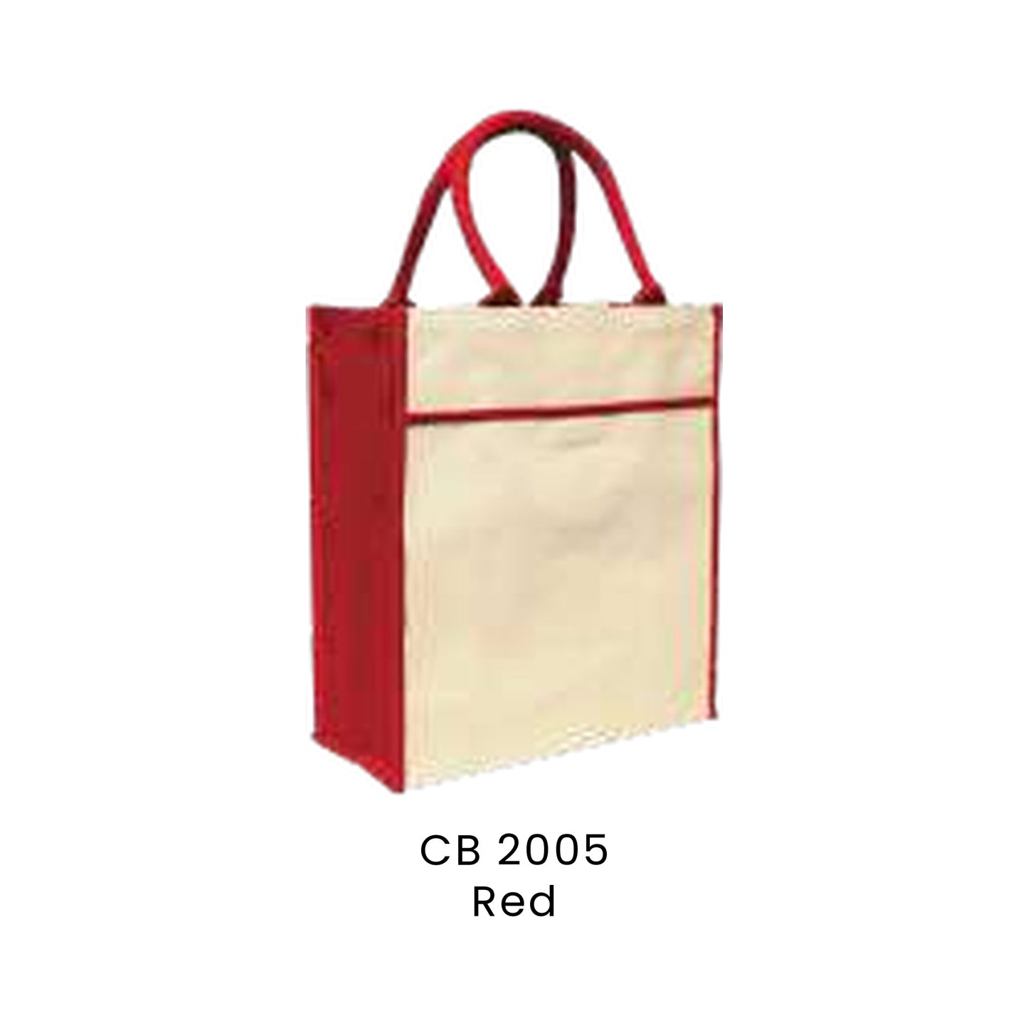 Canvas Bags - 10oz Natural Cotton Canvas Bags | CB20 | Red | CB2005 | Artiztee