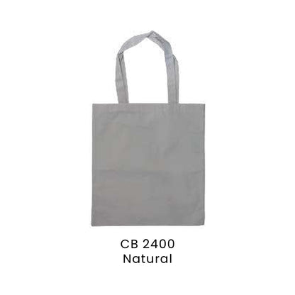Canvas Bags - 6oz Natural Cotton Canvas Bags | CB24 | Natural | CB2400 | Artiztee