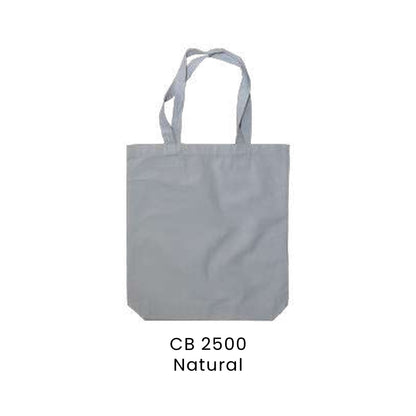Canvas Bags - 5oz Natural Cotton Canvas Bags | CB25 | Natural | CB2500 | Artiztee