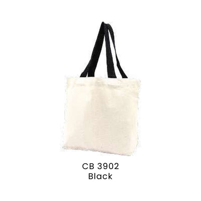 Canvas Bags - 10oz Cotton Mini Tote with Base | CB39 | Black | CB3902 | Artiztee