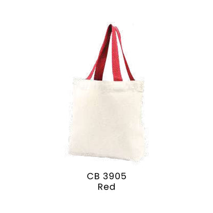 Canvas Bags - 10oz Cotton Mini Tote with Base | CB39 | Red | CB3905 | Artiztee