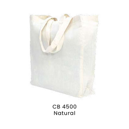 Canvas Bags - 6oz Cotton Canvas Tote (natural only) | CB45 | Natural | CB4500 | Artiztee