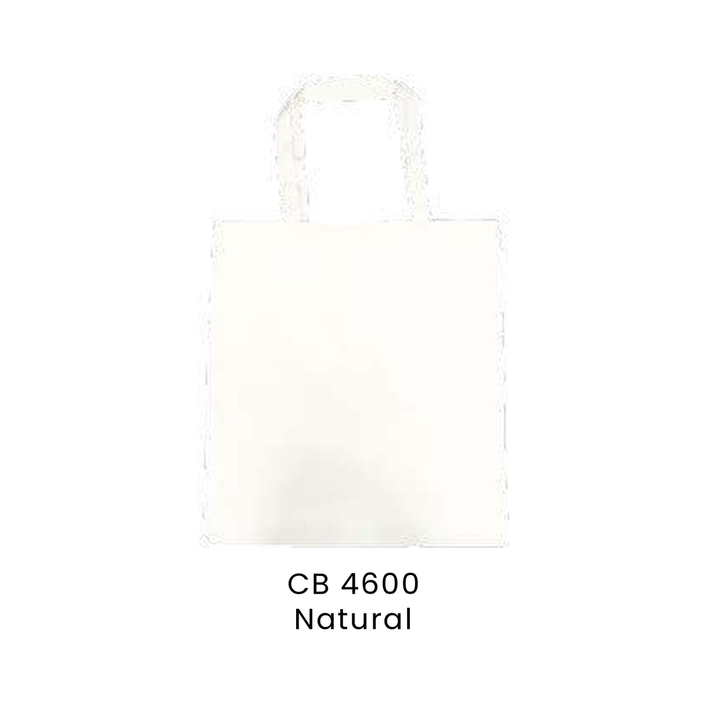 Canvas Bags - 10oz Canvas Flat Tote (natural only) | CB46 | Natural | CB4600 | Artiztee