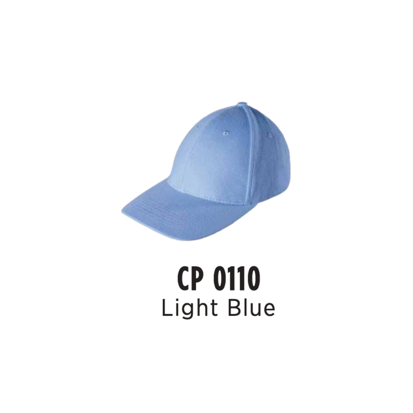 Custom Cap - Cotton Baseball Cap | Light Blue | CP0110