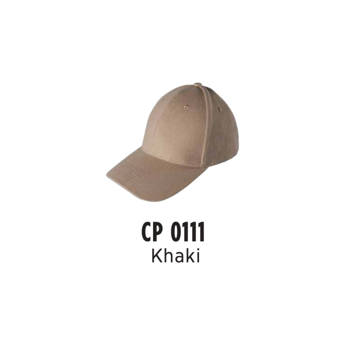 Custom Cap - Cotton Baseball Cap | Khaki | CP0111