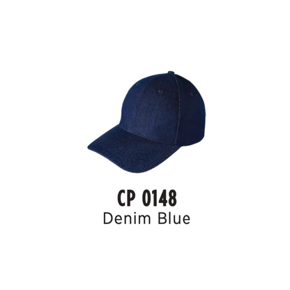 Custom Cap - Cotton Baseball Cap | Denim Blue | CP0148