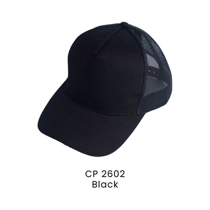 CP 2602 Black - CP26 trucker cap
