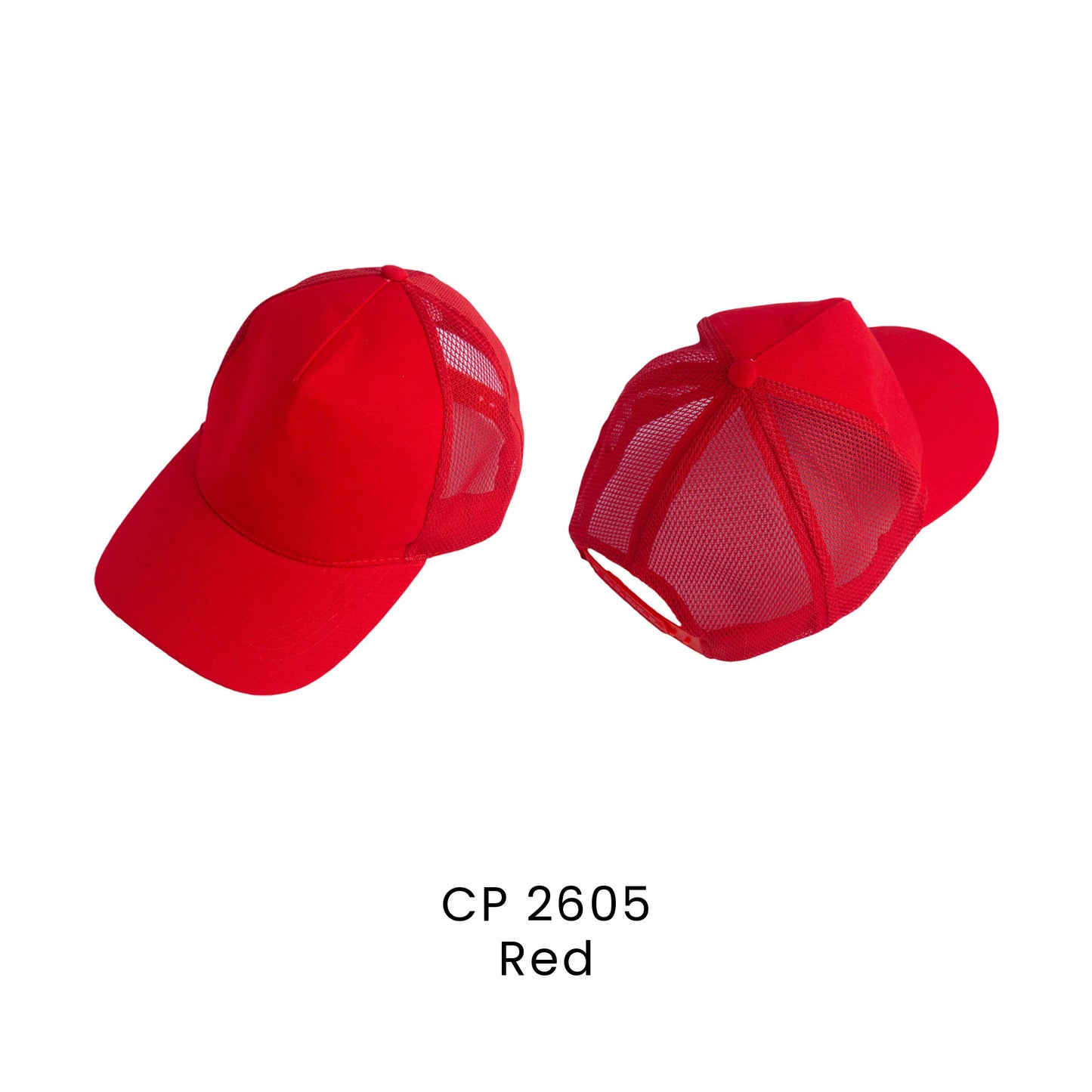 CP 2605 Red - CP26 trucker cap