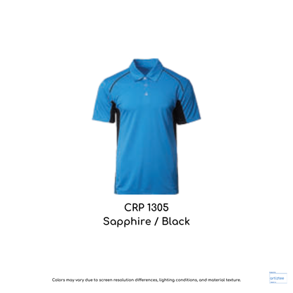 Polo Delta Quick Dry Unisex 160gsm Sapphire Black CRP1305