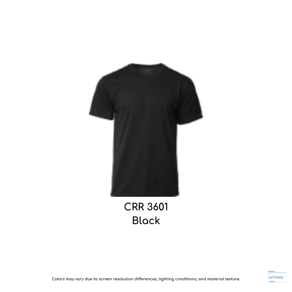 CRR3601 Black COLtec Performance Tee Unisex 160gsm