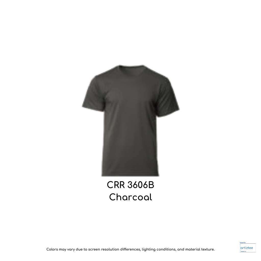 CRR3606B Charcoal Youth Performance Tee 160gsm Unisex