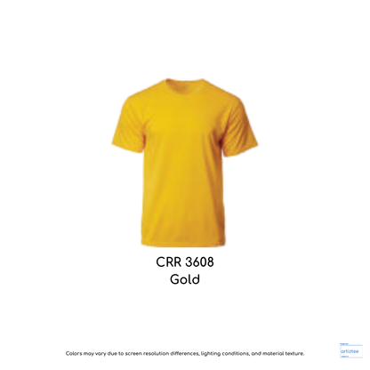 CRR3608 Gold COLtec Performance Tee Unisex 160gsm