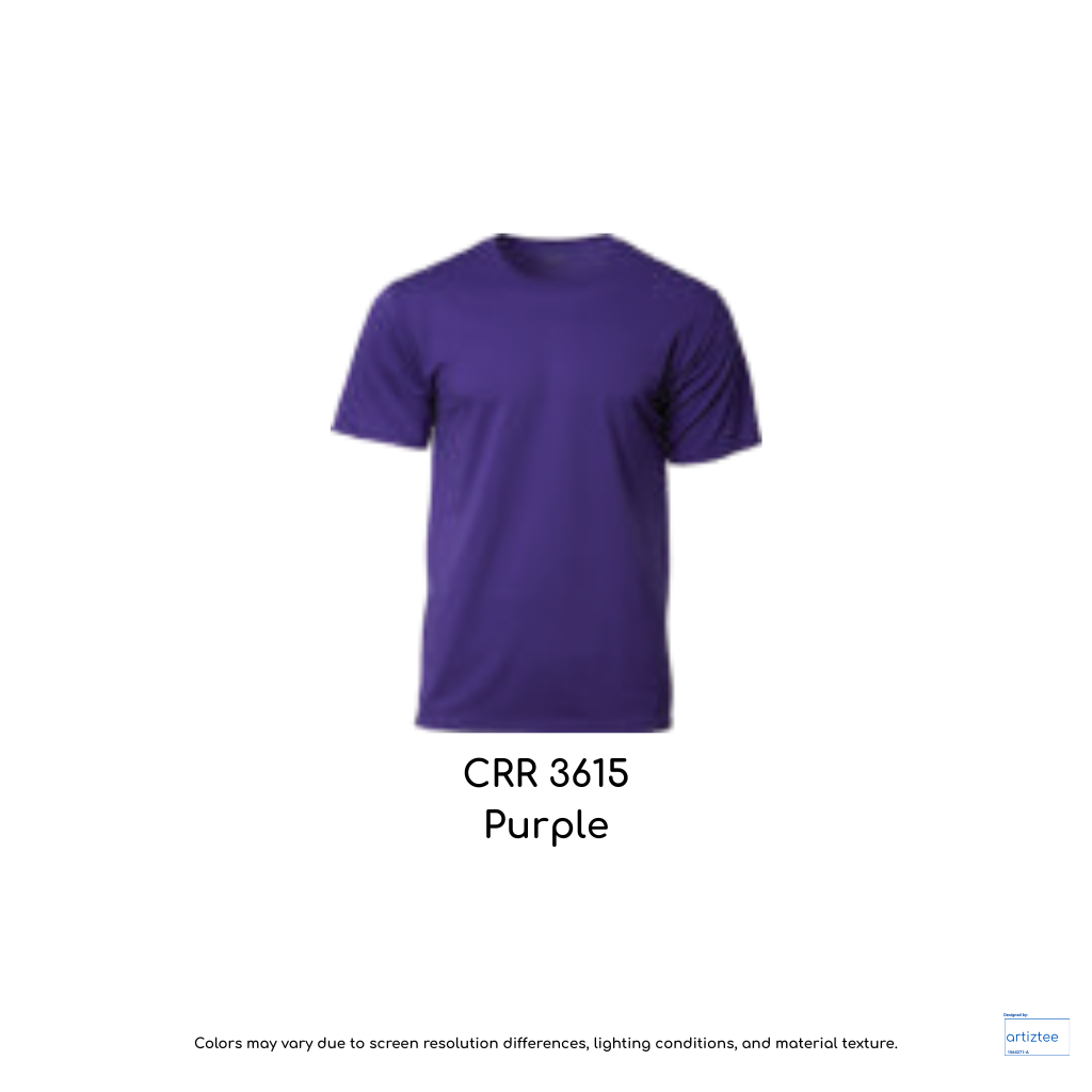 CRR3615 Purple COLtec Performance Tee Unisex 160gsm