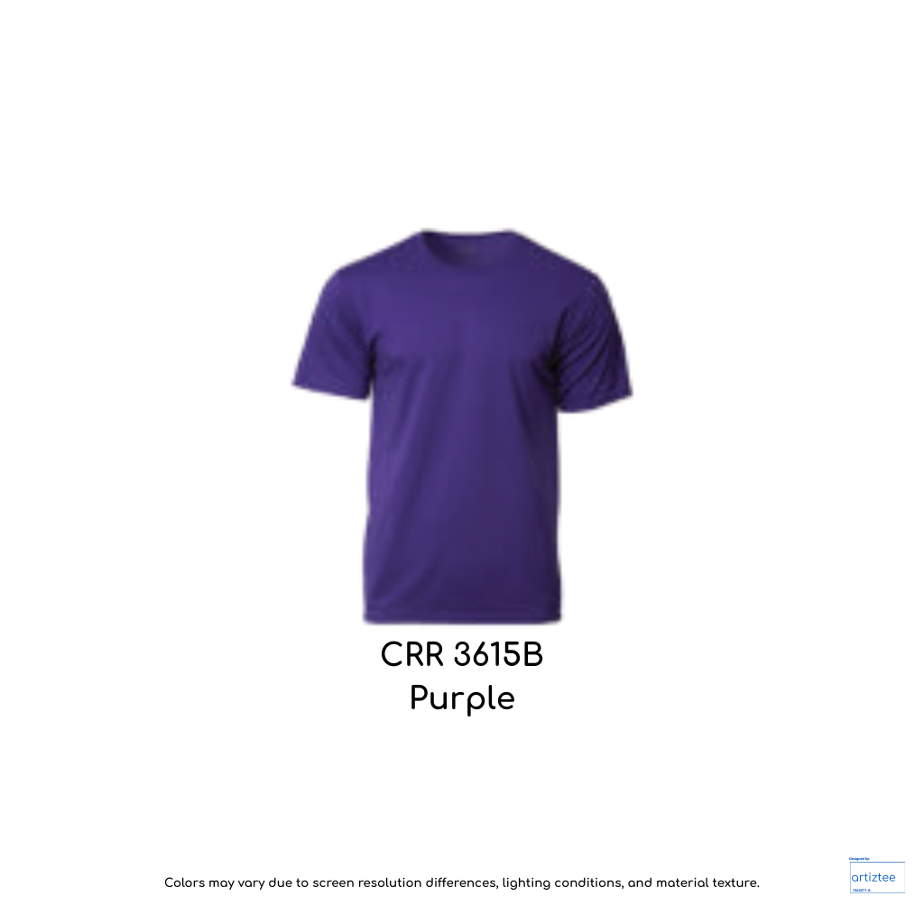 CRR3615B Purple Youth Performance Tee 160gsm Unisex