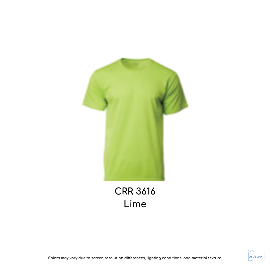 CRR3616 Lime COLtec Performance Tee Unisex 160gsm