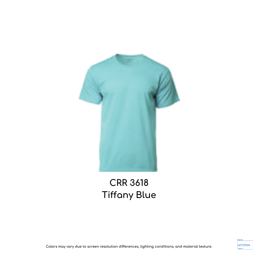 CRR3618 Tiffany Blue COLtec Performance Tee Unisex 160gsm