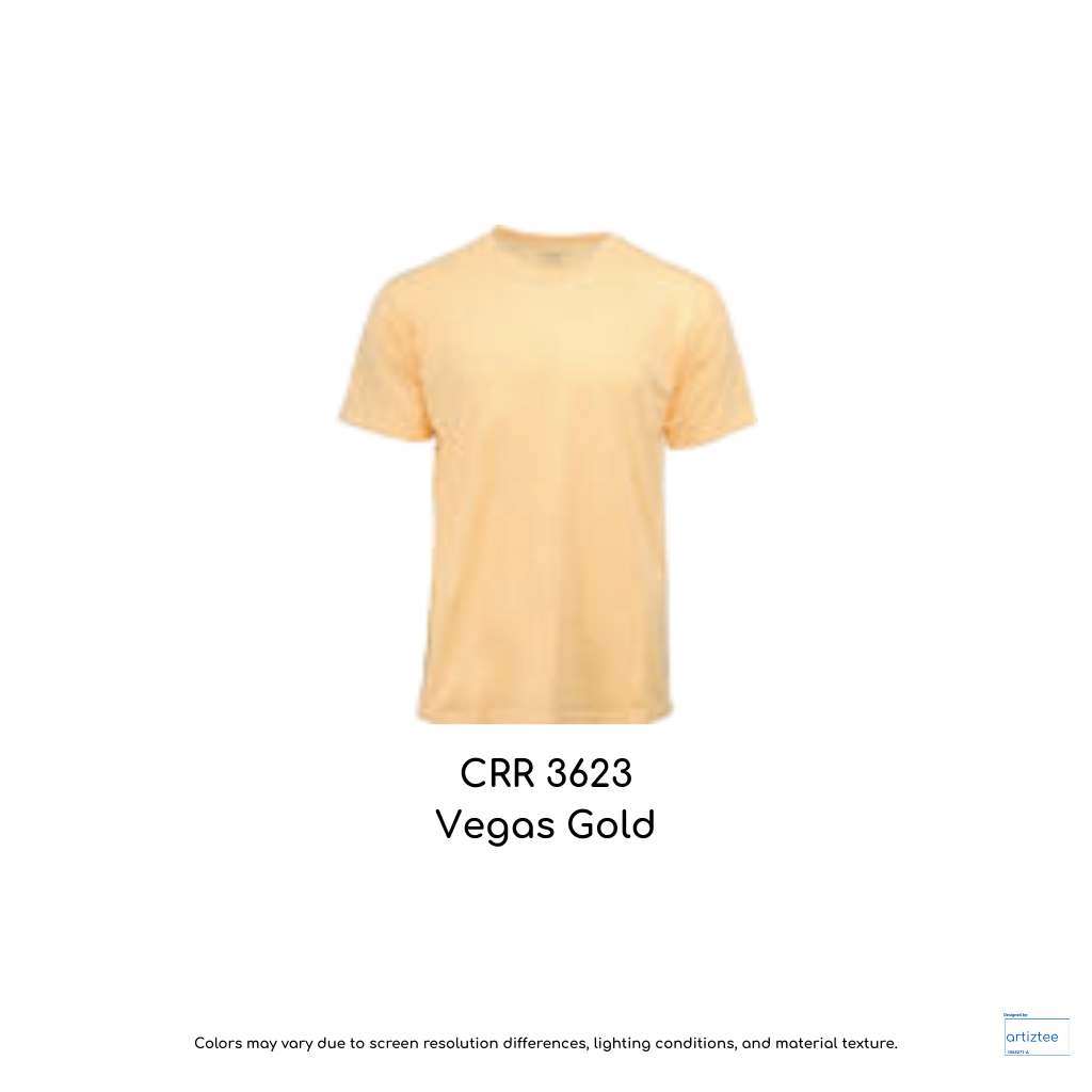 CRR3623 Vegas Gold COLtec Performance Tee Unisex 160gsm