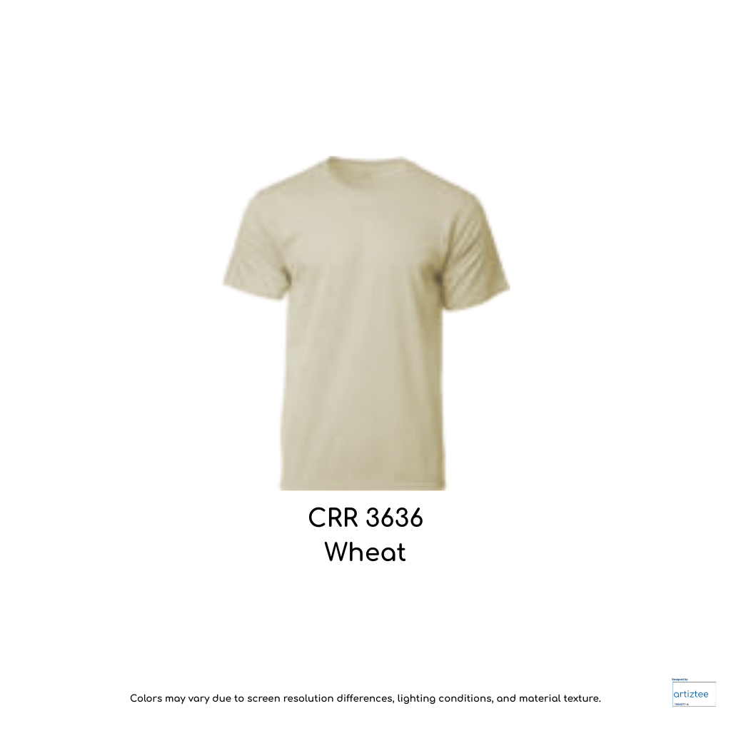 CRR3636 Wheat COLtec Performance Tee Unisex 160gsm