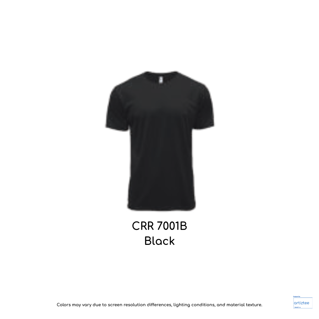 CRR7001B Black DRYtec Youth Tee Unisex 150gsm