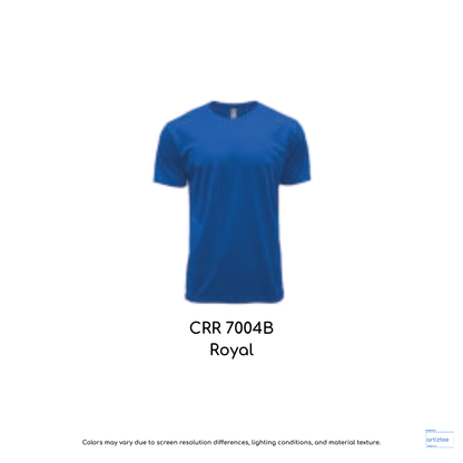 CRR7004B Royal DRYtec Youth Tee Unisex 150gsm