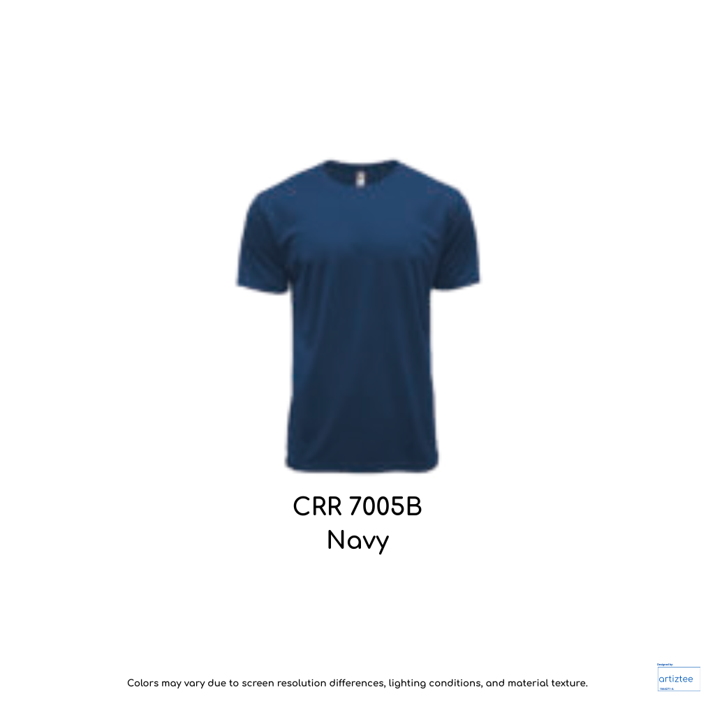 CRR7005B Navy DRYtec Youth Tee Unisex 150gsm