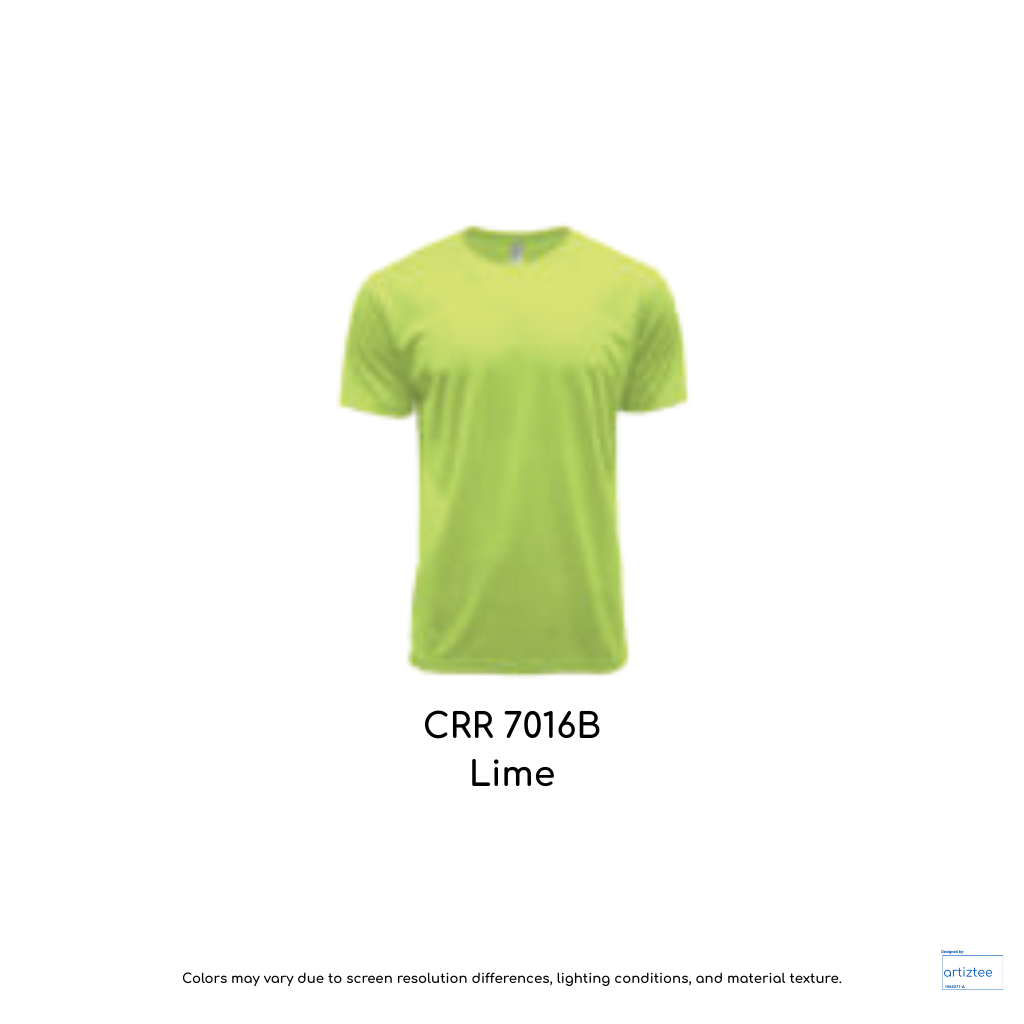 CRR7016B Lime DRYtec Youth Tee Unisex 150gsm