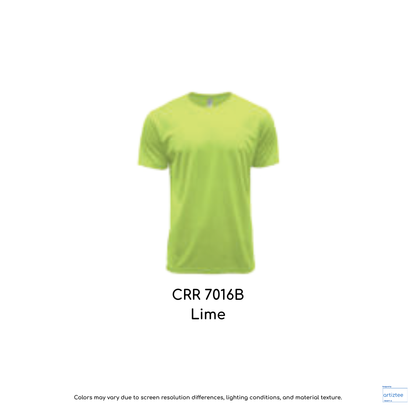 CRR7016B Lime DRYtec Youth Tee Unisex 150gsm