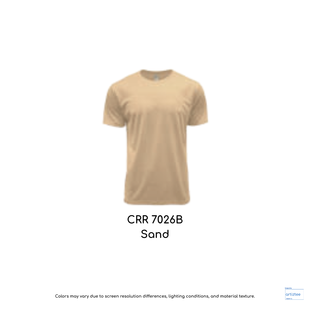 CRR7026B Sand DRYtec Youth Tee Unisex 150gsm