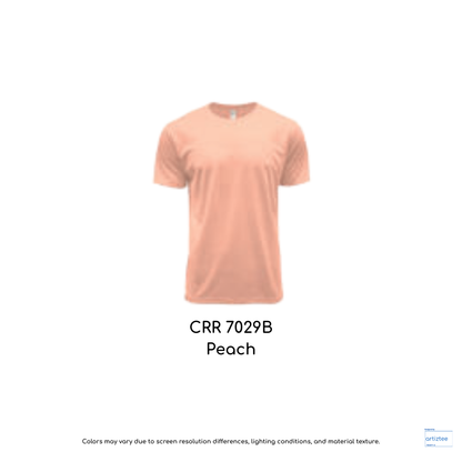 CRR7029B Peach DRYtec Youth Tee Unisex 150gsm