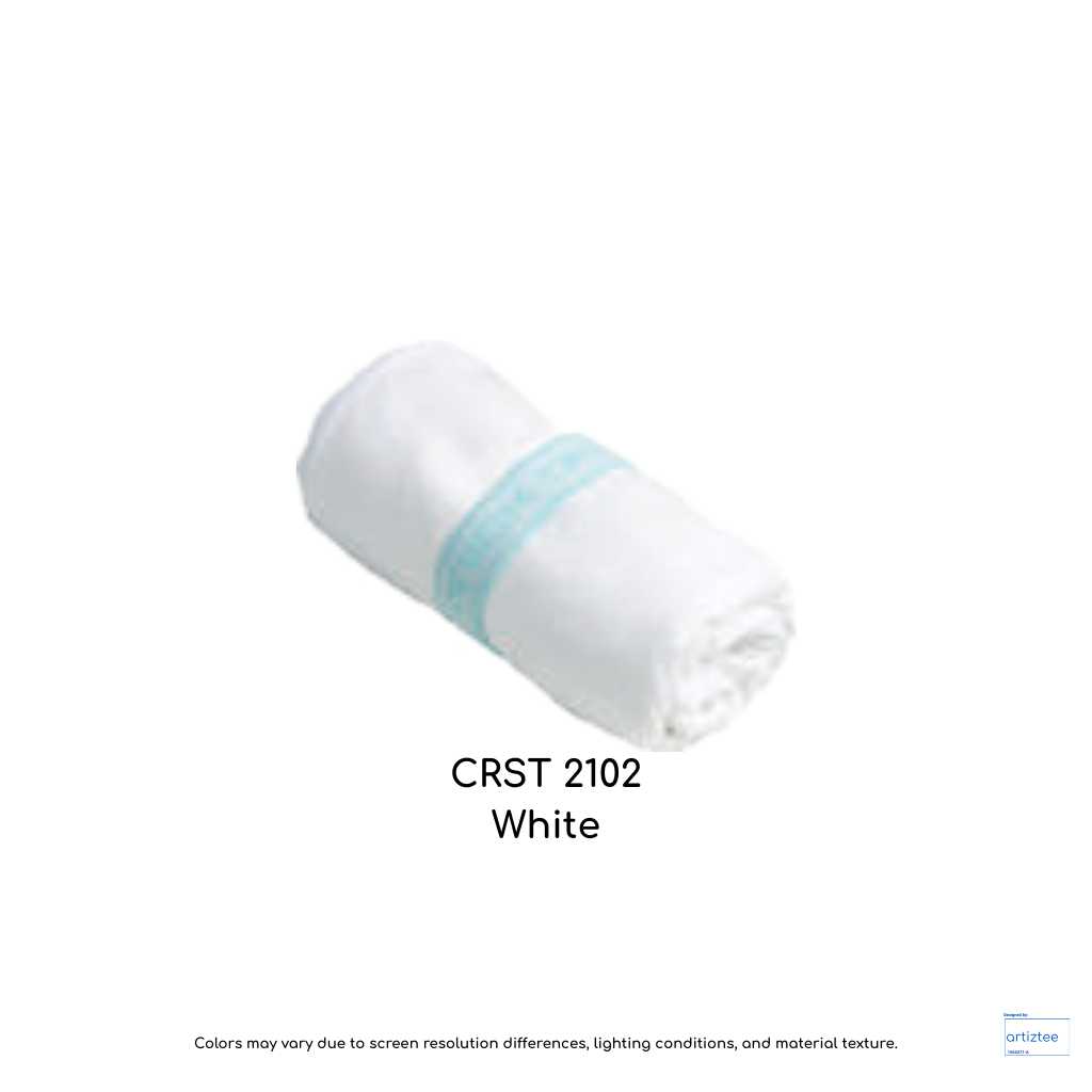 CRST2102 White Bath Towel Quick Dry 220gsm