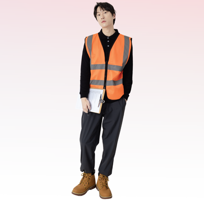 CRSV1100 reflective safety vest high visibility 120gsm Artiztee