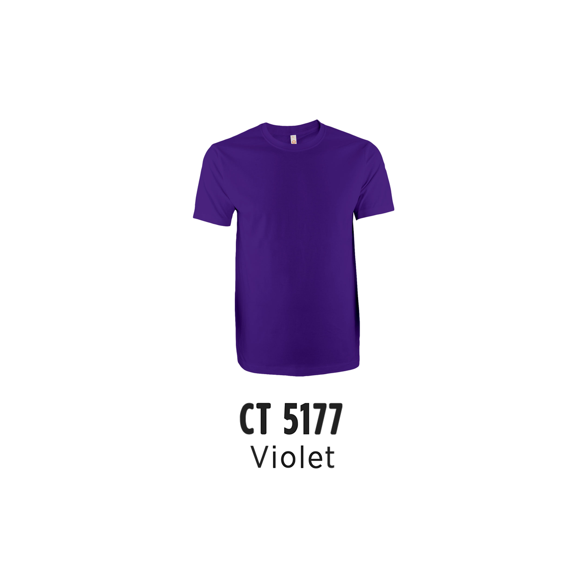 Custom T-Shirt - Unisex Comfy Cotton Short Sleeve | Plain | Violet | CT5177