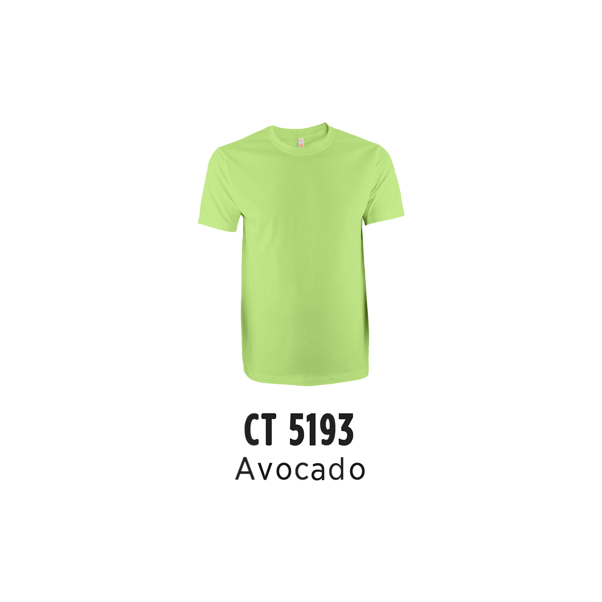 Custom T-Shirt - Unisex Comfy Cotton Short Sleeve | Plain | Avocado | CT5193