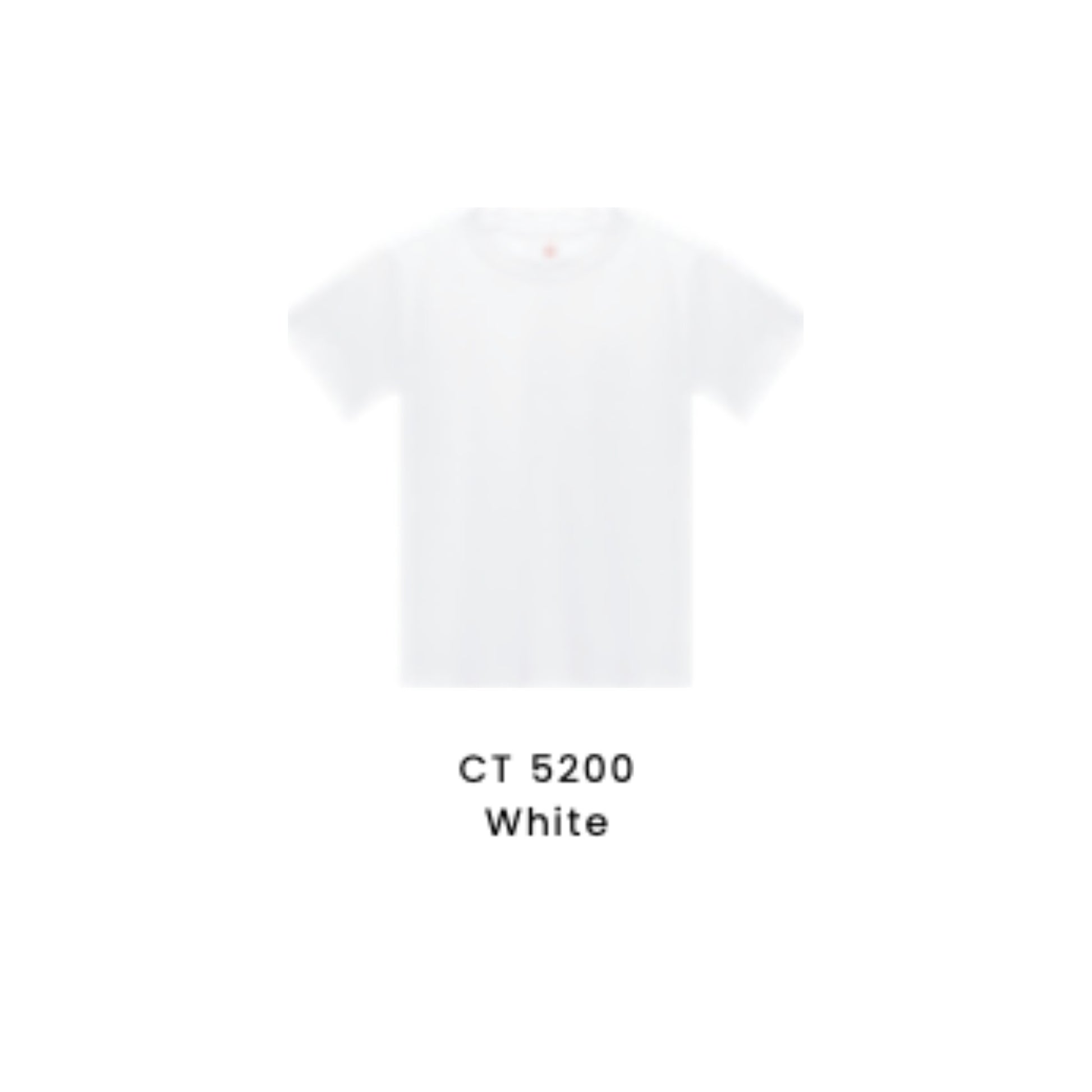 Custom T-Shirt - Kids Comfy Cotton Short Sleeve | Plain | White | CT5200