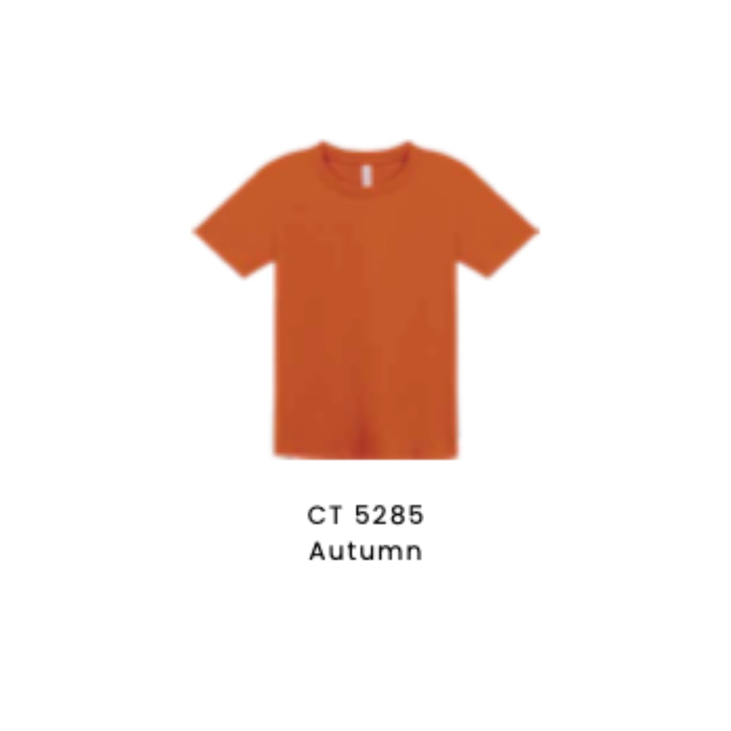 Custom T-Shirt - Kids Comfy Cotton Short Sleeve | Plain | Autumn | CT5285