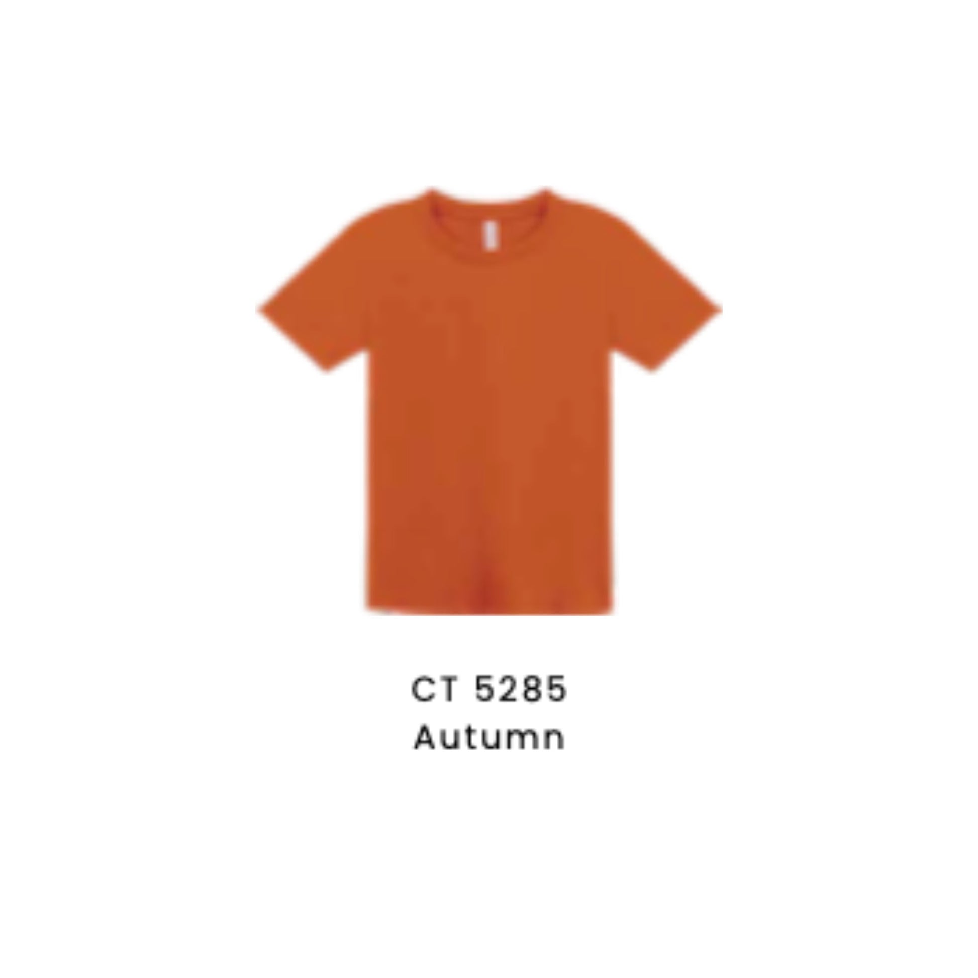 Custom T-Shirt - Kids Comfy Cotton Short Sleeve | Plain | Autumn | CT5285