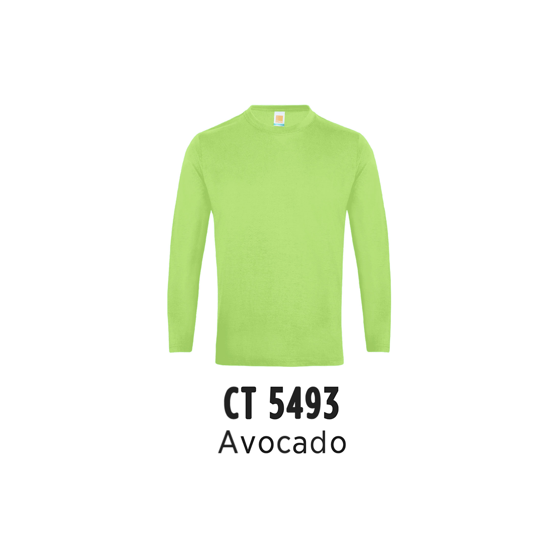 Custom T-Shirt Long Sleeve - Unisex Comfy Cotton Long Sleeve T-Shirt | Plain | Avocado | CT5493