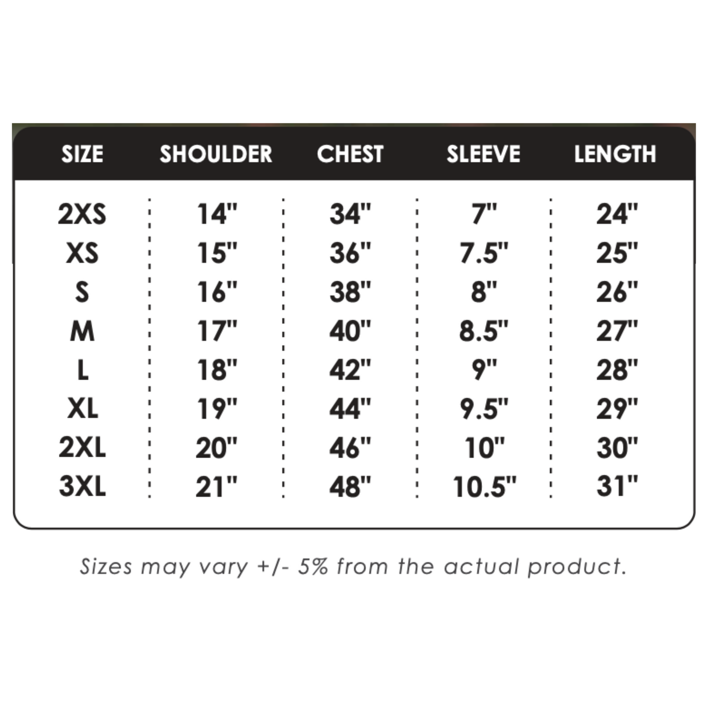 Custom T-Shirt - Unisex Superior Cotton Short Sleeve T-Shirt Size Chart | CT60