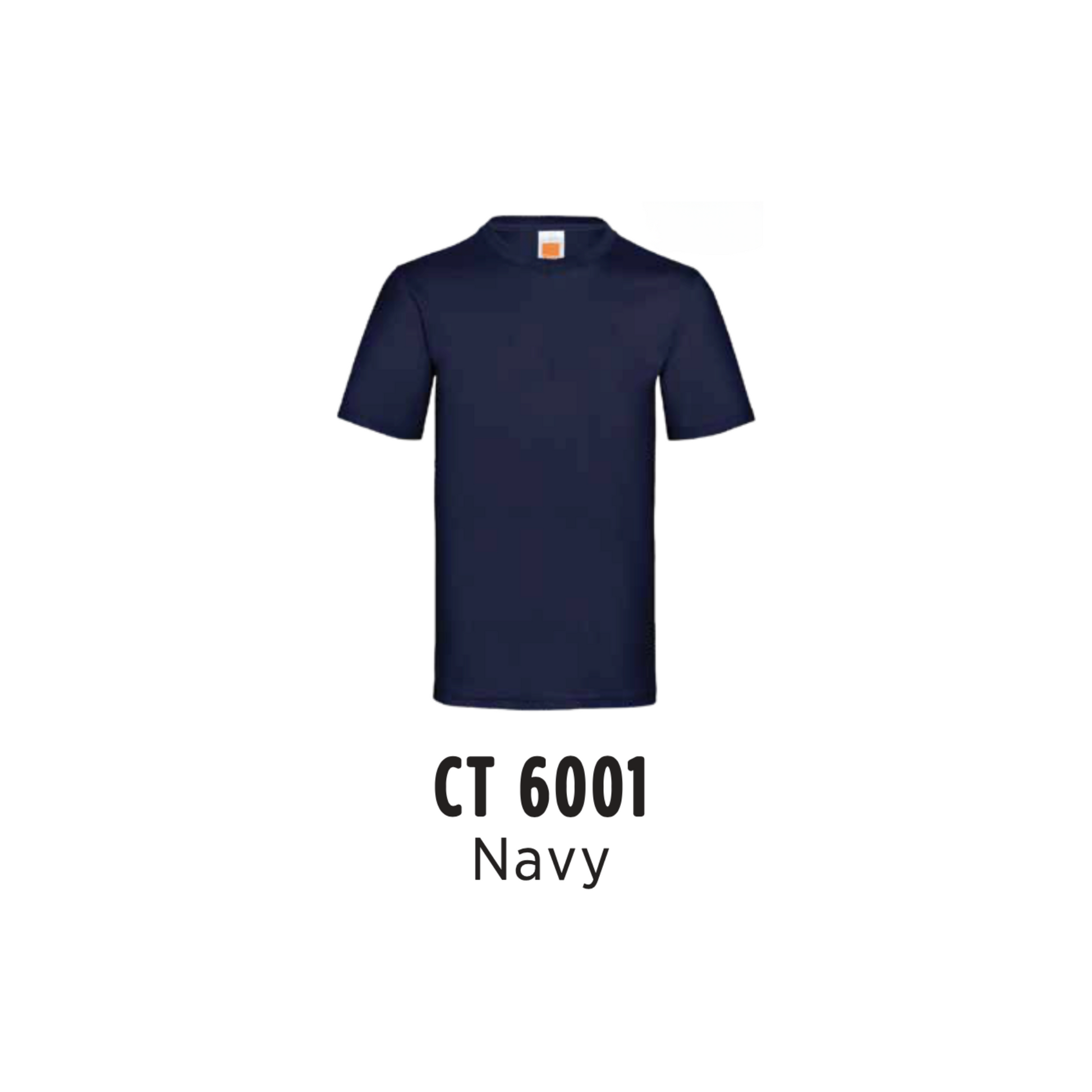 Custom T-Shirt - Unisex Superior Cotton Short Sleeve T-Shirt | Plain | Navy | CT6001