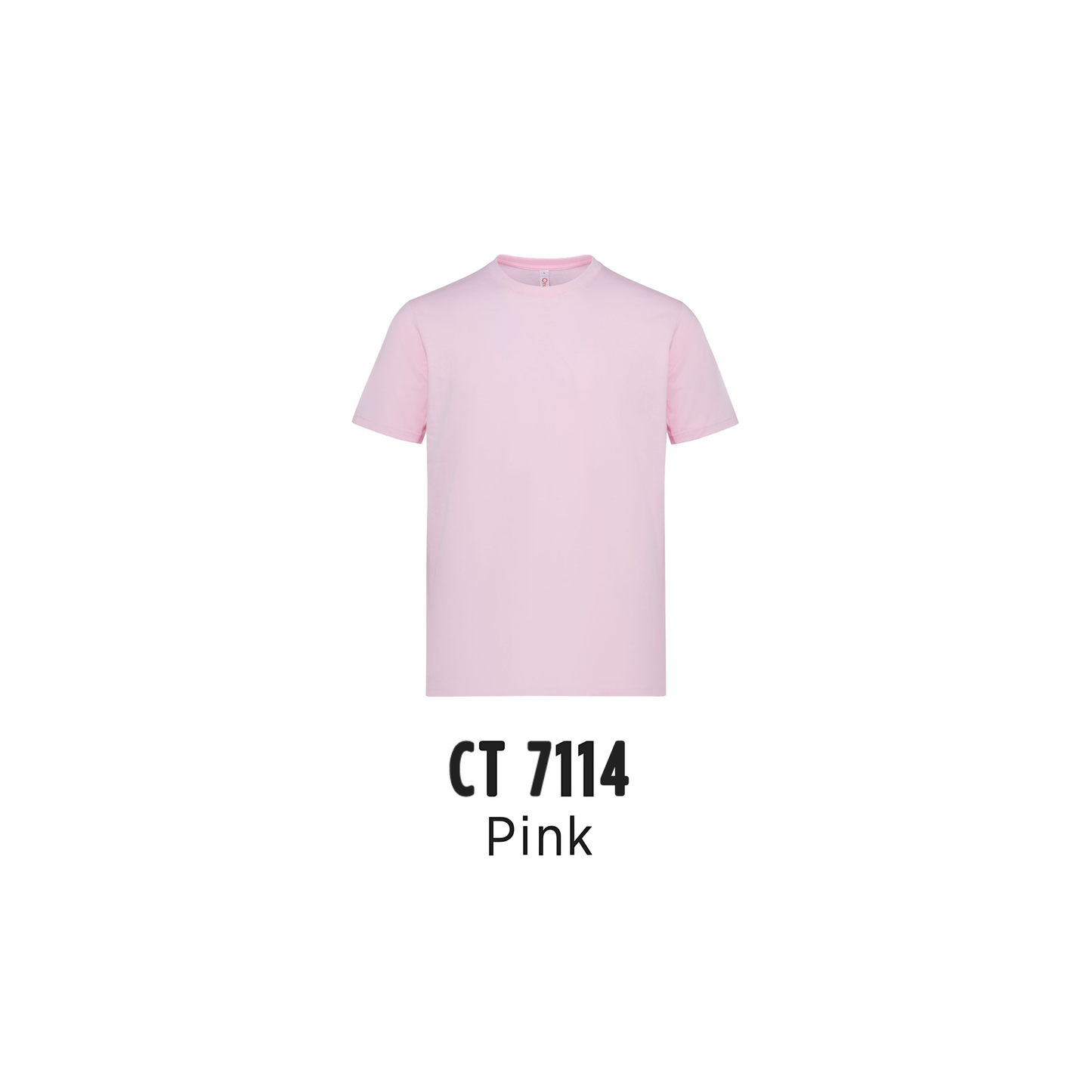 Custom T-Shirt - Unisex Superb Cotton Short Sleeve T-Shirt | Plain | Pink | CT7114