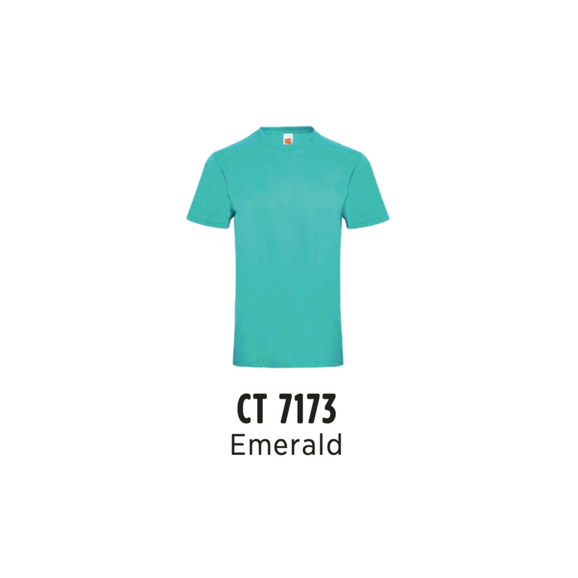 Custom T-Shirt - Unisex Superb Cotton Short Sleeve T-Shirt | Plain | Emerald | CT7173