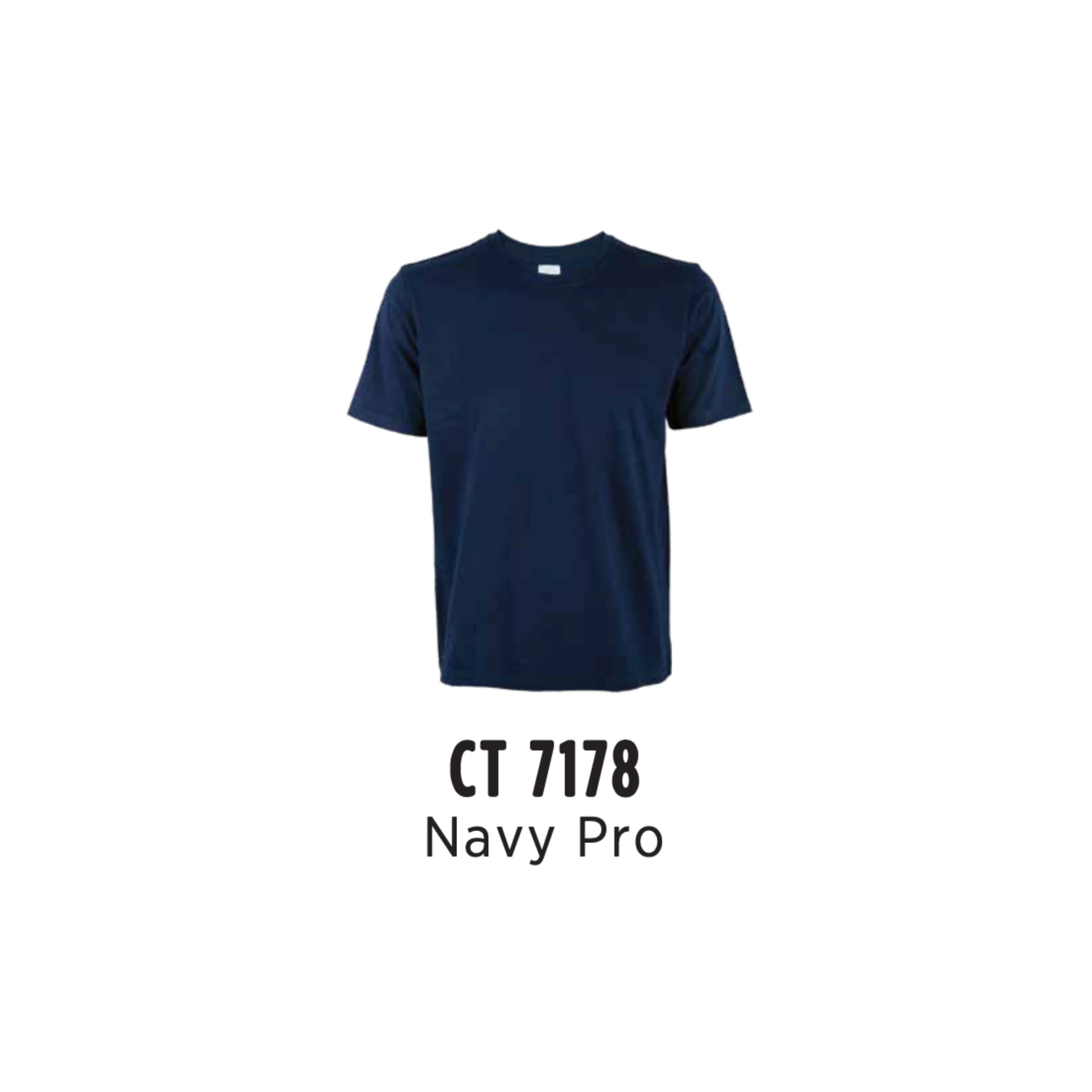 Custom T-Shirt - Unisex Superb Cotton Short Sleeve T-Shirt | Plain | Navy Pro | CT7178