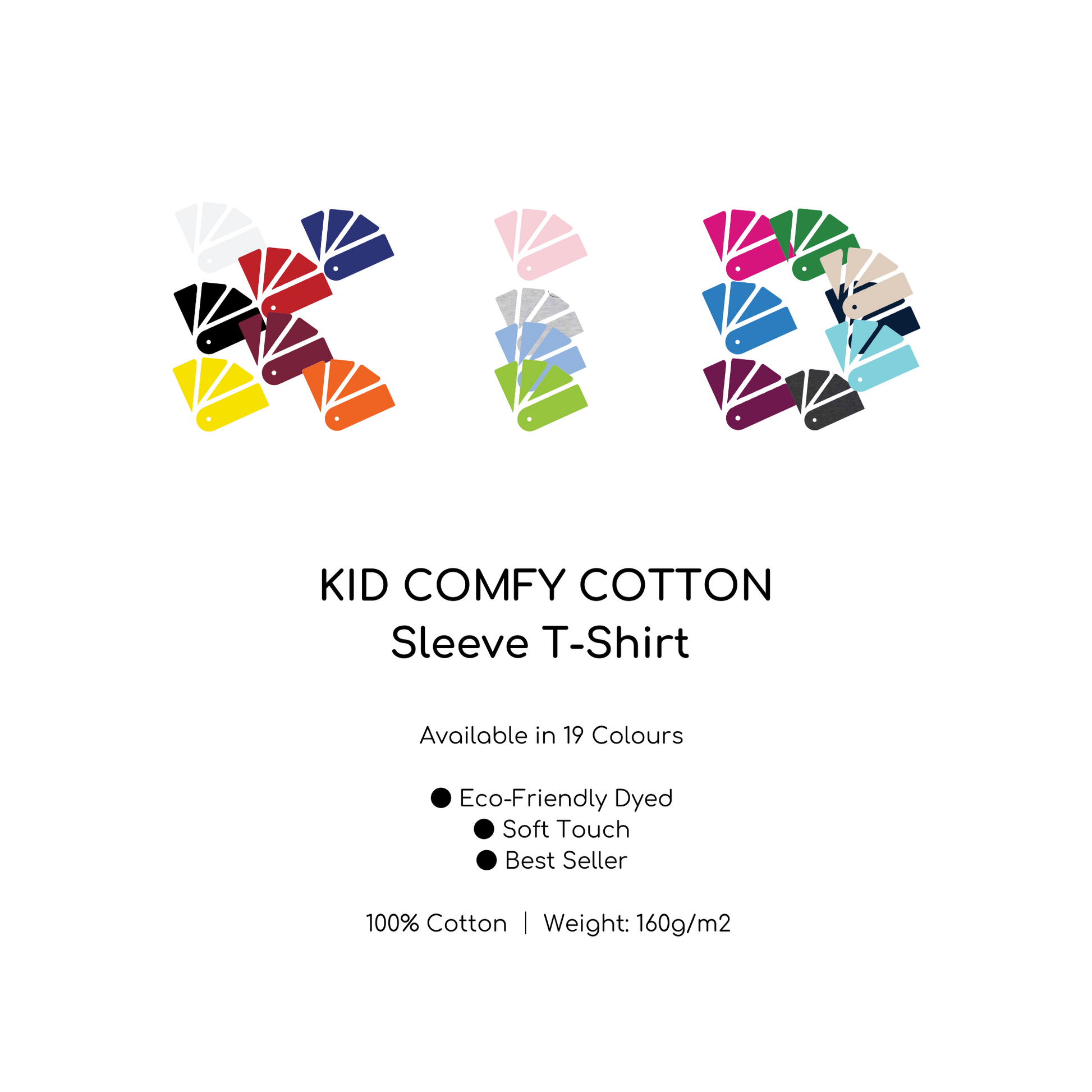 Custom Kid T-Shirt - Comfy Cotton Short Sleeve T-Shirt | Plain