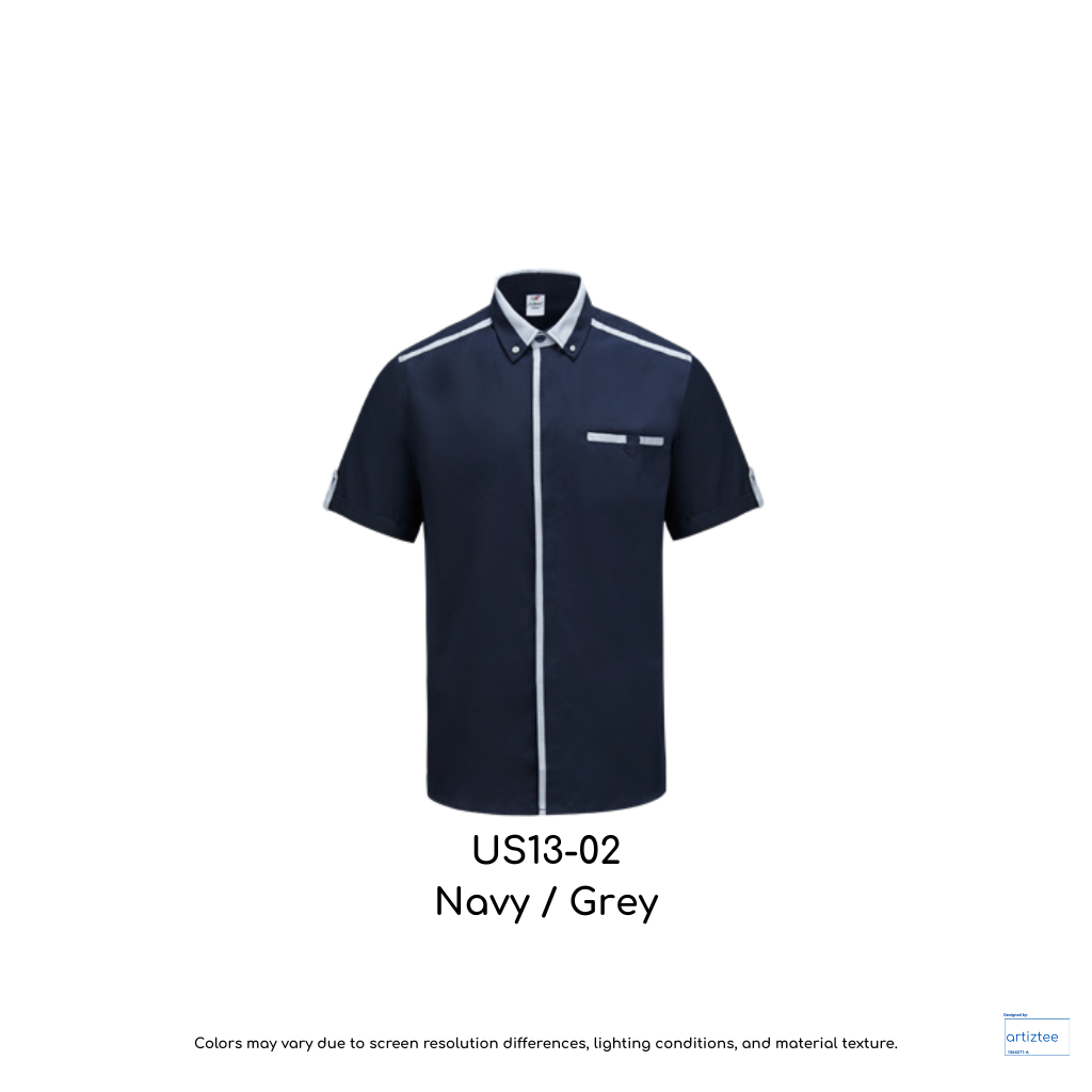 F1 Uniform Sense 13 Smartwear US1300 US13 02 Navy Grey 190gsm