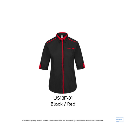 F1 Uniform Sense 13 Smartwear US1300 US13F 01 Black Red 190gsm