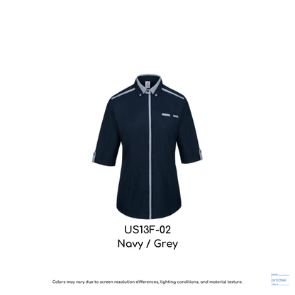 F1 Uniform Sense 13 Smartwear US1300 US13F 02 Navy Grey 190gsm