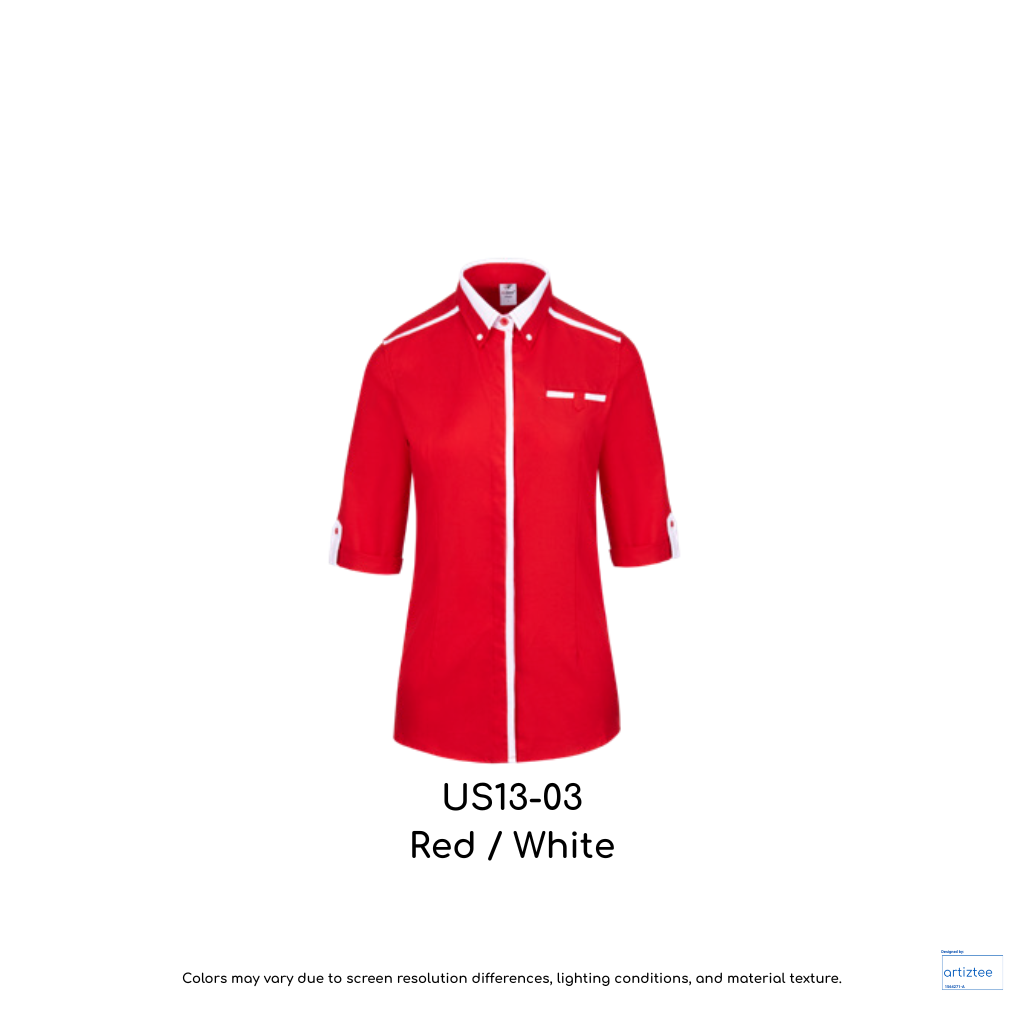 F1 Uniform Sense 13 Smartwear US1300 US13F 03 Red White 190gsm