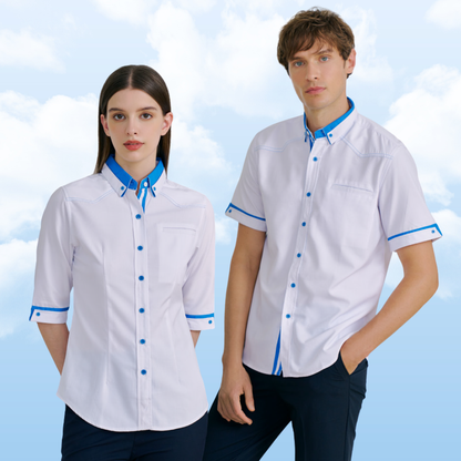 F1 Uniform Sense 14 Smartwear US1400 Front Back View 190gsm TR Viscose | Artiztee