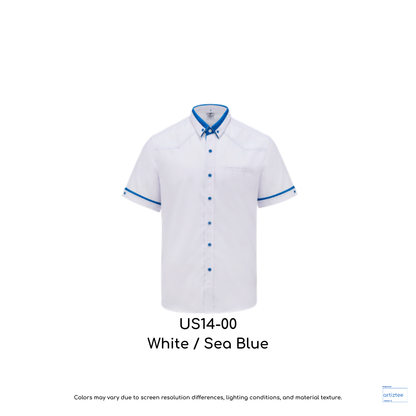 F1 Uniform Sense 14 Smartwear US1400 US14 00 White Sea Blue 190gsm | Artiztee